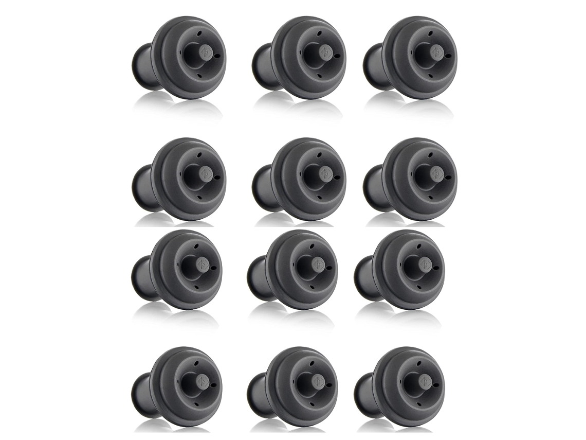 12 Rolhas Para Garrafas De Vinho Tinto, A Vácuo Para Vinho, Individuais Para Garrafas