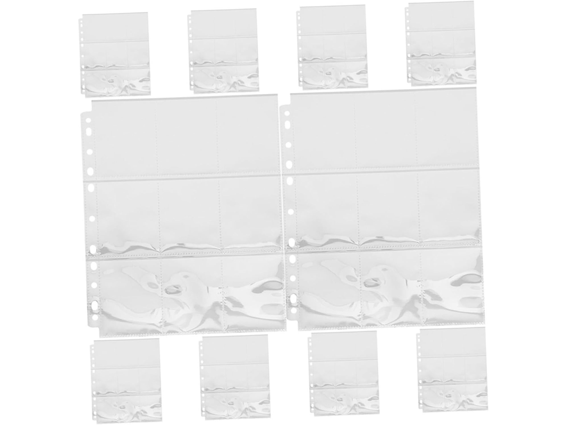 Galpada 50 Peças Pochettes Transparentes Cases Para Classeur Protège Cartes Photo Baseball Et Timbres Recharge