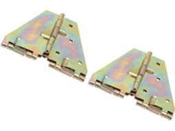 2 Dobradiças De Ferro Resistentes Para Mesa Jantar.