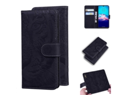Capa De Couro Com Aba Horizontal, Padrão Tigre Em Relevo, Para Motorola Moto G Stylus / G Pro, Com Suporte, Compartimentos Para Cartões E Carteira.