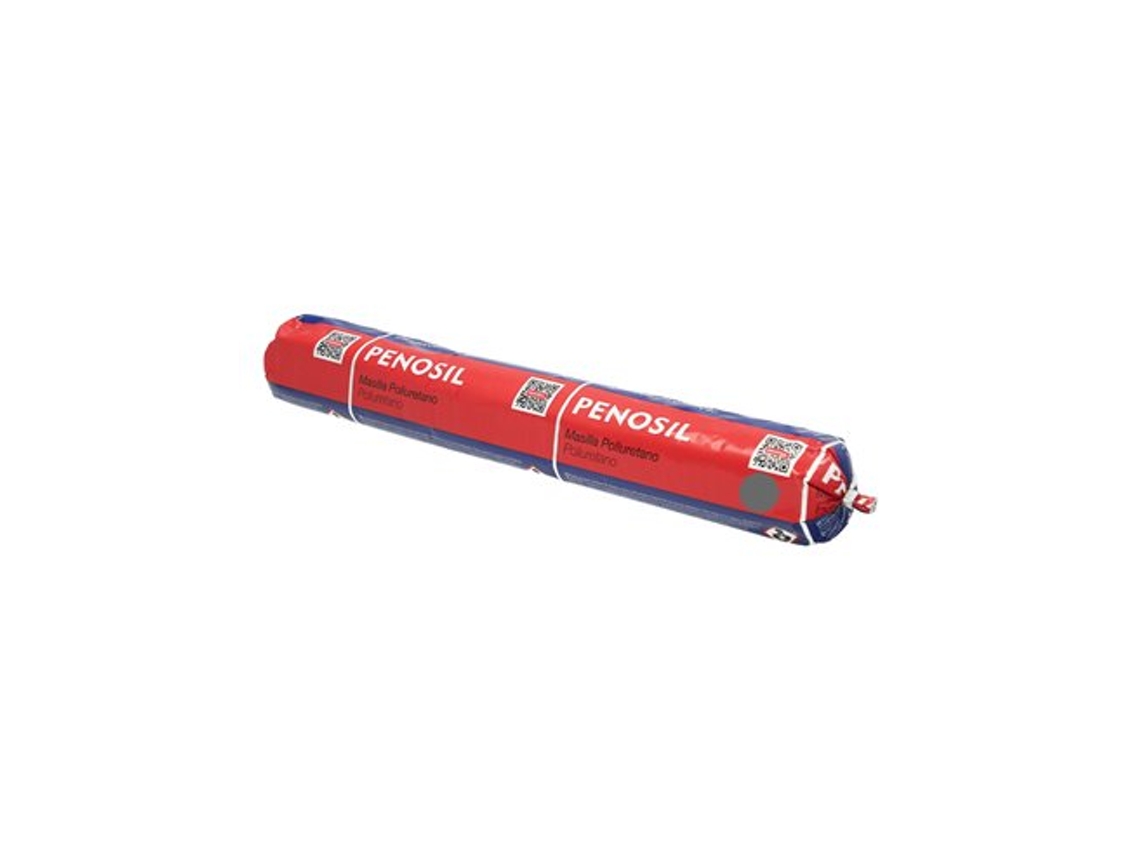 Saco De Massa De Poliuretano Cinza 600 Ml. Selante De Poliuretano, Selante De Cimento, Tijolo, Cerâmica, Metais Penosil