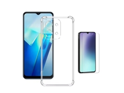 Kit Capa Superprotect Anti-shock Película De Vidro Clearglass Phonecare Para Xiaomi Poco C85 - Transparente