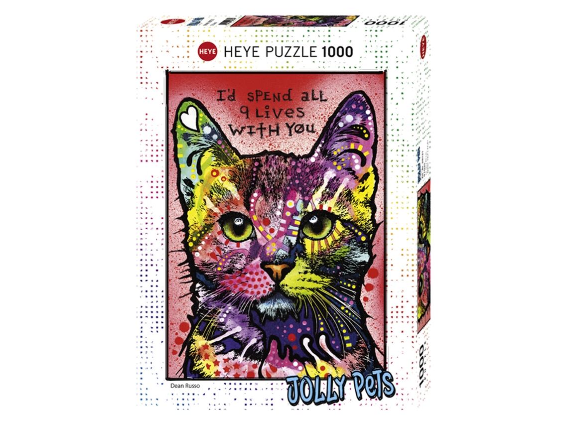 Puzzle 1000 peças Russo, 9 Lives (Idade minima recomendada: 9 anos)