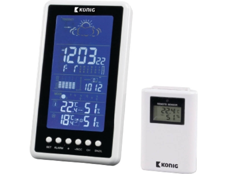 Estação Meteorológica KÖNIG KN-WS540N