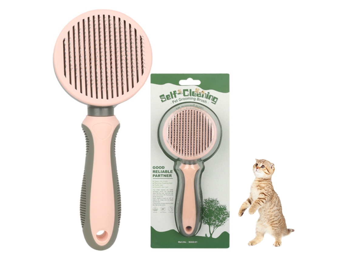 Escova de grooming pet para limpeza, remover pelo solto e desembaraçar cães e gatos LAXISCREED