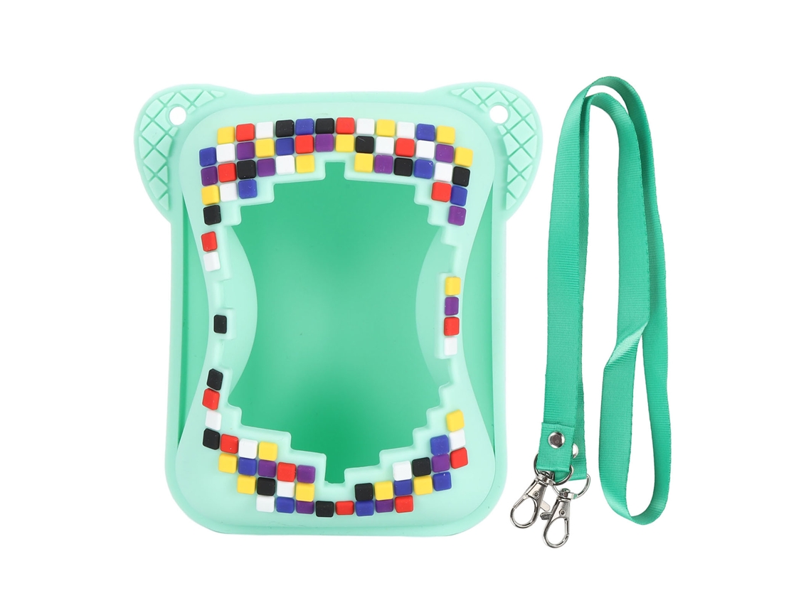Funda de Silicona com cordão para brinquedo digital Bitzee Pet resistente a riscos | S/MARCA
