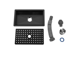 Fossa de Cozinha LAXISCREED Aço Inox com Prato