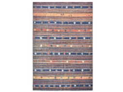 Vidaxl Tapete 160x230 Cm Pp Azul E Laranja
