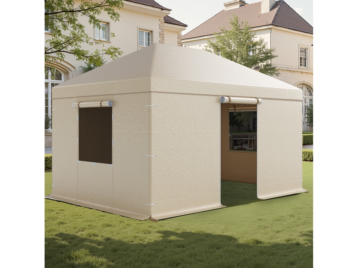 Cobertura Para Gazebo De Inverno 3,1 X 4,41 M Resistente Às Intempéries Vevor