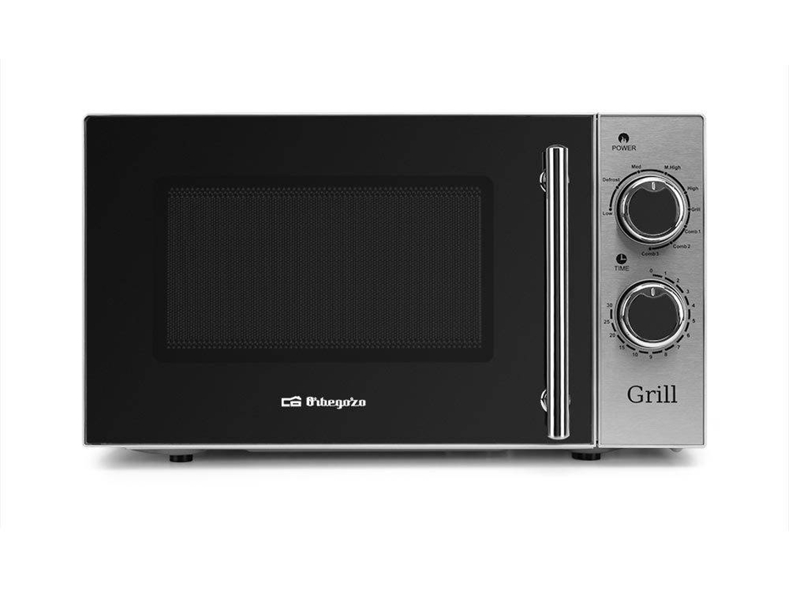 Orbegozo Mig 2550 Microondas Balcão Micro-Ondas Combinado 20 L 700 W Preto Inox