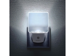 Luz Noturna Led Automática com Sensor, Modo Dia/noite, de Tomada, Branco Fosco BRILVIBERA