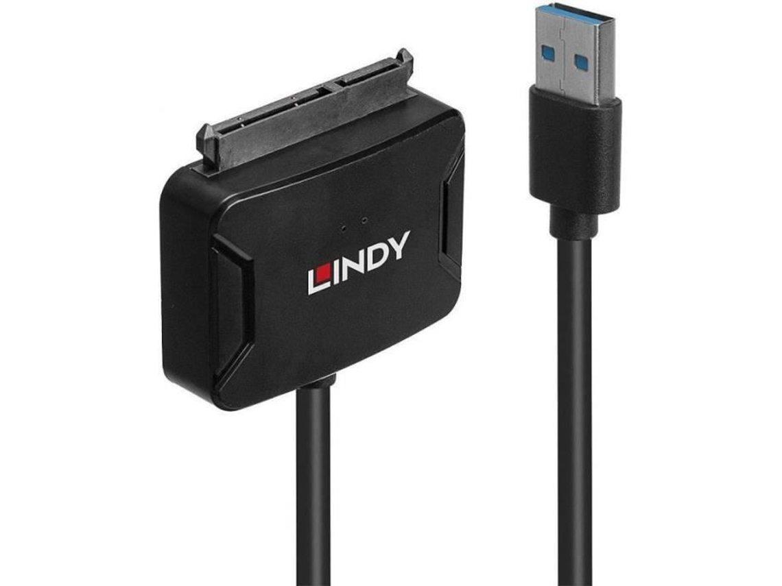 Controlador De Armazenamento Sata 6gb/s 600mbps Usb 3,1 Preto () 43311 Lindy (gen 1)