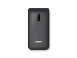 Telefone Para Idosos Beghelli Slv40 Preto Com Botão Sos E Teclas Grandes