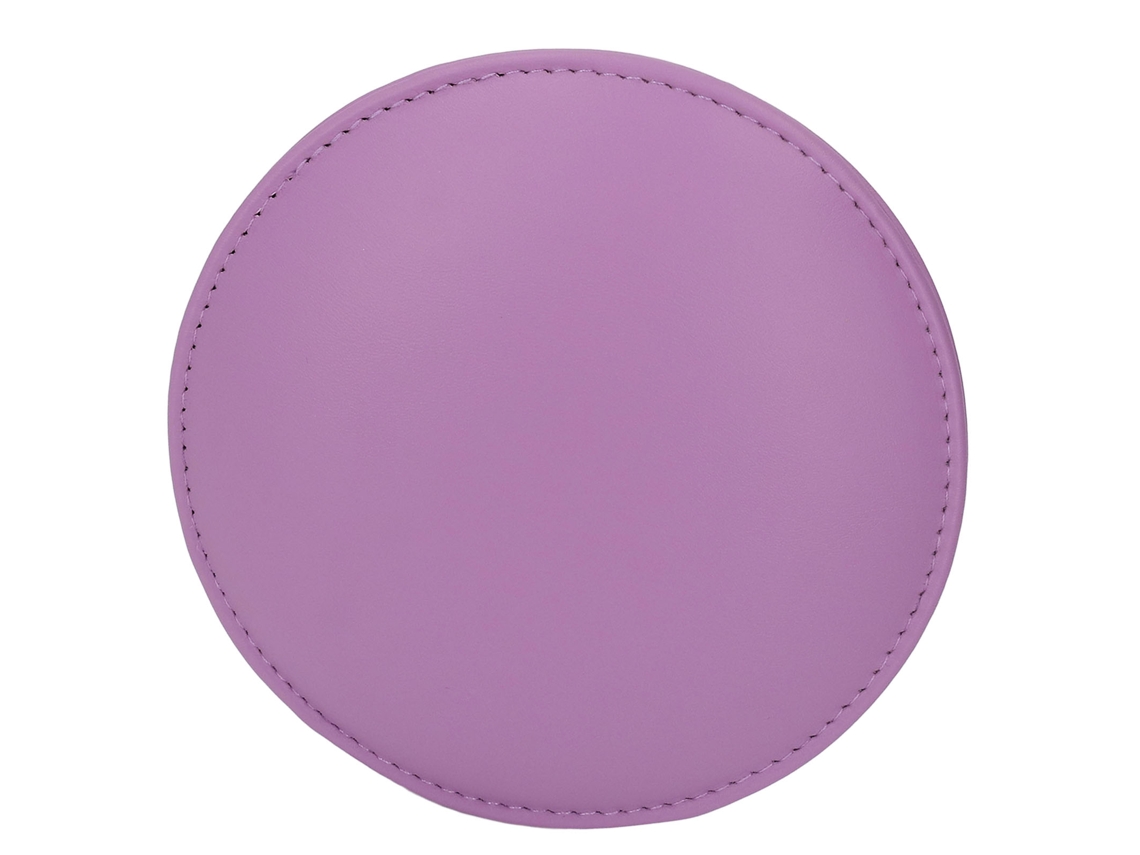 Almohadilla Para Codo De Manicura Redonda De Cuero Pu Con Espuma De Memoria, Resistente Al Agua Y Cómoda, Color Morado