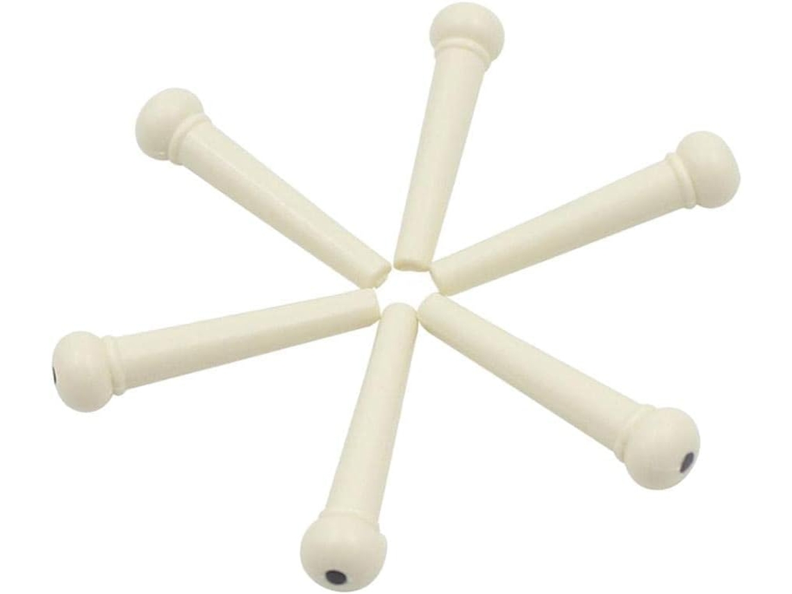 Conjunto De 6 Pinos De Ponte Para Violão Acústico