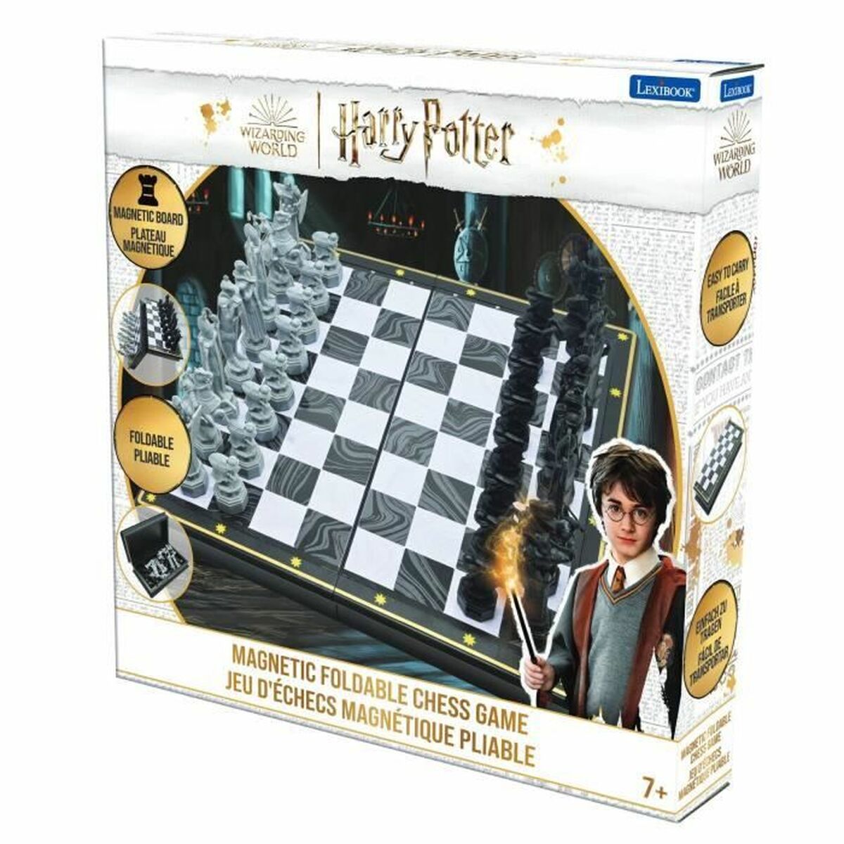 Jogo de Xadrez LEXIBOOK Harry Potter Eletrónico com Teclado Tátil