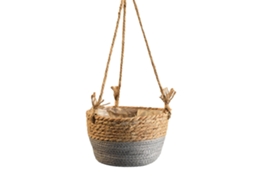 Laxiscreed Cesto De Flores Rústico Com Trama, Estilo Retro, Cor Castanho Para Decoração E Uso Multifuncional