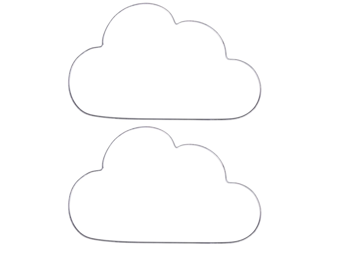 Nuvens de 2 fios 30 x 17,5 cm RAYHER