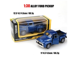 Miniatura de Carro em Escala 1/38, Modelo de Carro Clássico, Brinquedo Infantil. MDUG