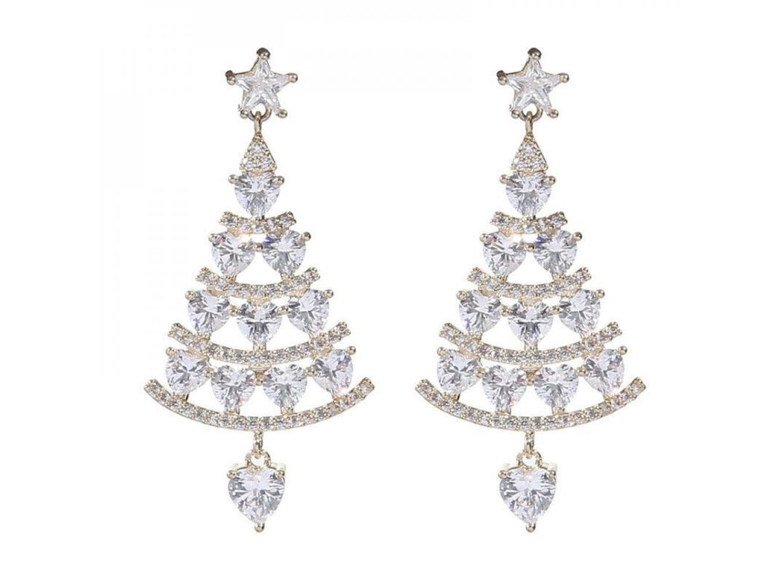 2026-aretes De Árvore De Natal Luxuosos Pendentes Para Mulheres, Presente De Joalheria, Moda, Festas