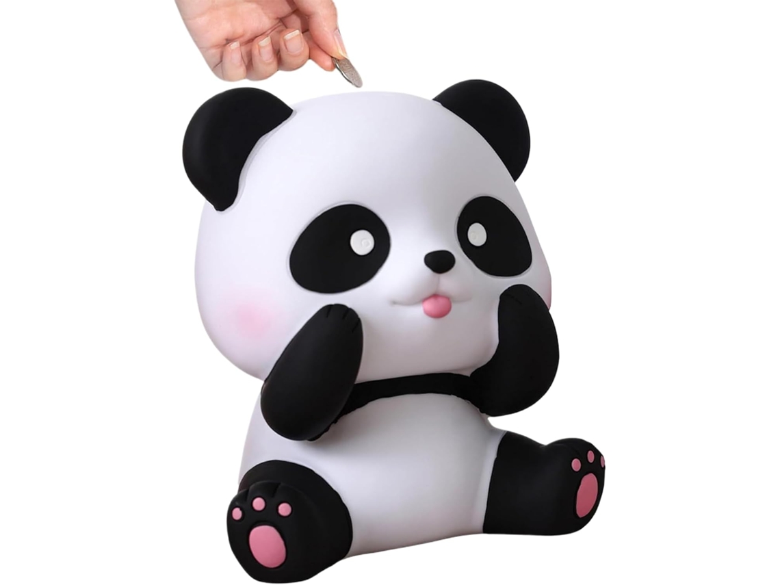 Em Forma De Panda, Estatueta De Desenho Animado Com Grande Abertura, Ideal Para Escritório, Gokoco