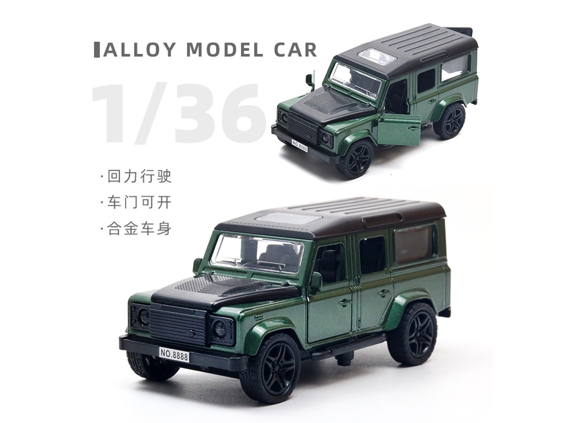 Miniatura de Carro em Escala 1/36, Feita em Metal Fundido, Presente para Crianças. MDUG