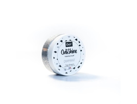 Gel Paillette Odishine De Odif Branco Adulto