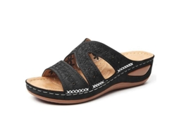Sapatos Design Lendário Apoio Plantar Profundo Conforto Duradouro Para Bem Estar Pés Preto