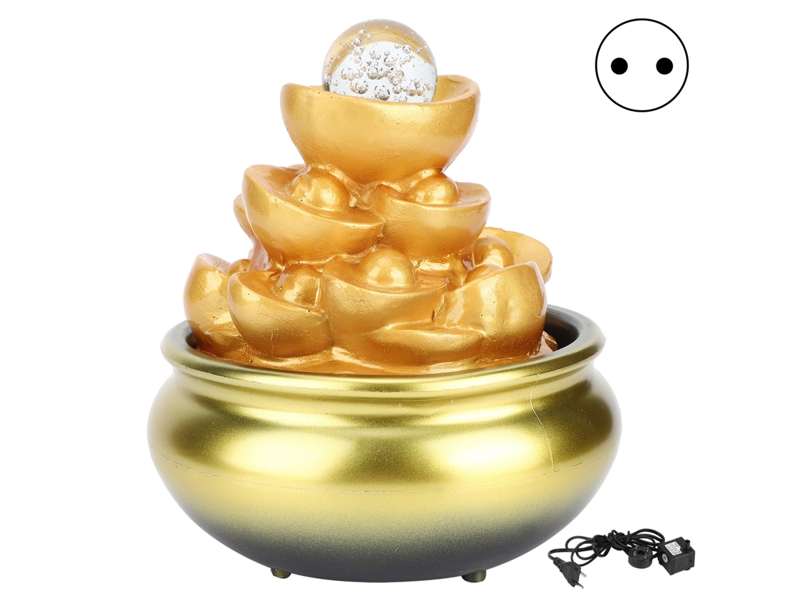Fontaine Led (decoração Resinosa Cascata Para Lar Escritório)