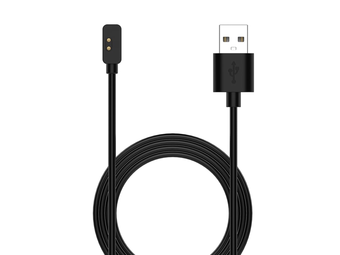 Cabo de Carregamento para Smartwatches Xiaomi Redmi Watch 2 / Watch 2 Lite, 55 Cm Portátil Exterior Viagem Compacta Wifi Noturna STELASPLEN (preto)