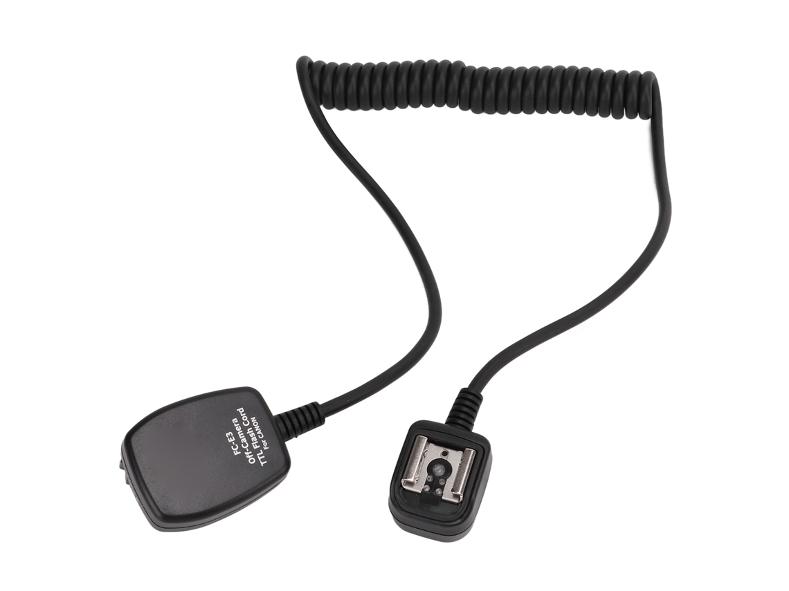 Cabo De Flash Off Camera Speedlite De 1.3m Ttl Sync Extensão Hot Shoe Para 600ex Rt 580ex Ii