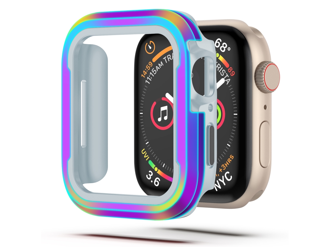 Apple Watch Ultra 49mm Liga de alumínio + TPU 2 em 1 capa protetora (iridescente)