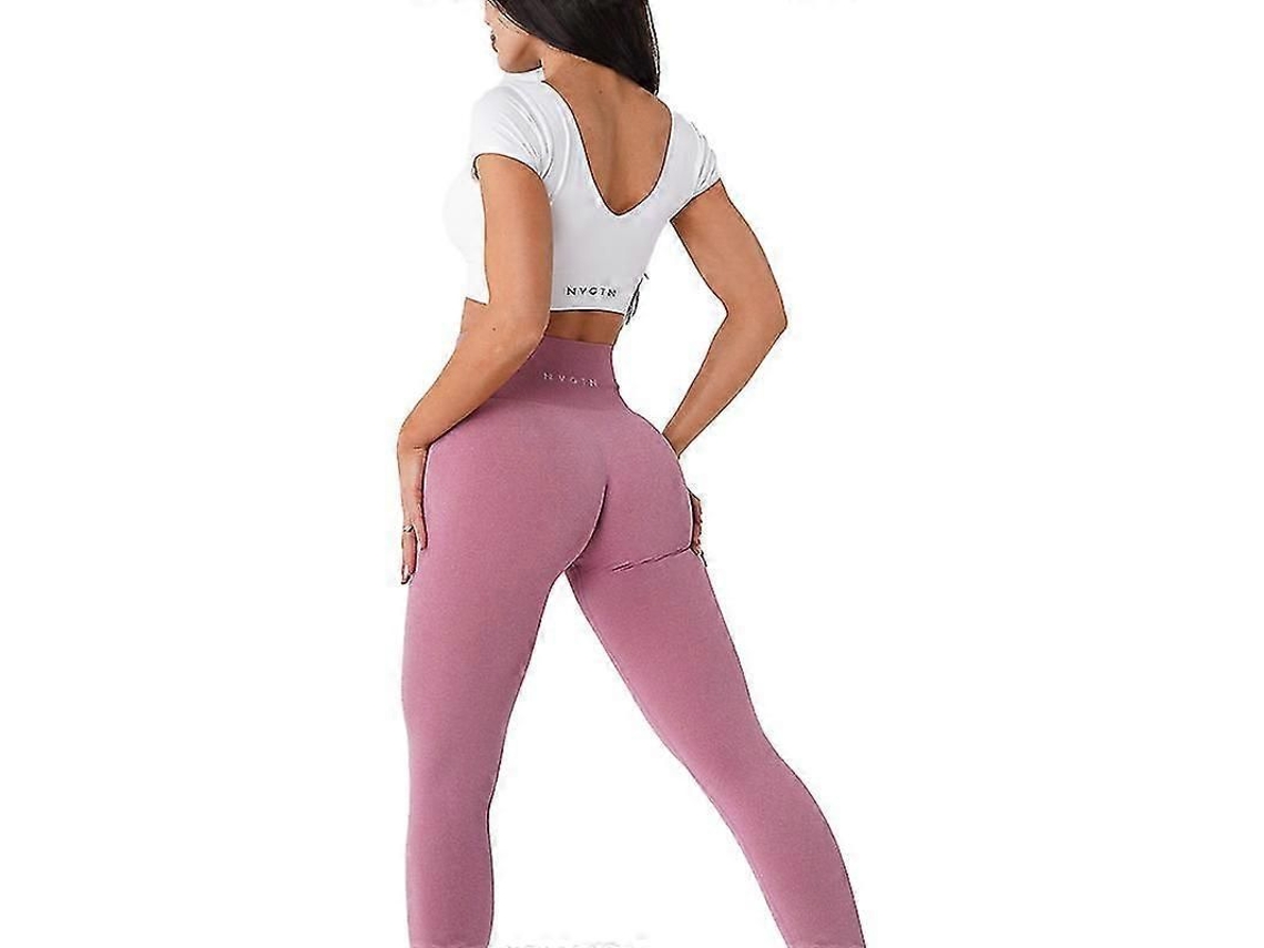 Calcinhas Nv Seamless Sem Contorno: Design Minimalista, Algodão Macio E Ajuste Flattering Para Academia Rosa Pastel