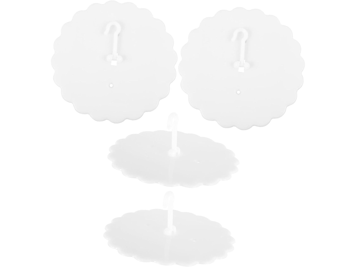Conjunto De 4-ganchos Para Cortina Cama, Ganchos De Plástico Para Dossel Instalação No Quarto