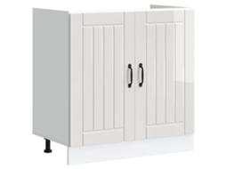 Sink Base Cabinet, Sink Base Cabinets Vidaxl Branco Madeira Processada (n/a)