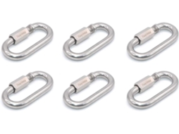 Mosquetão Com Trava, Conector Elo Power Pequeno, Rápido, Anel