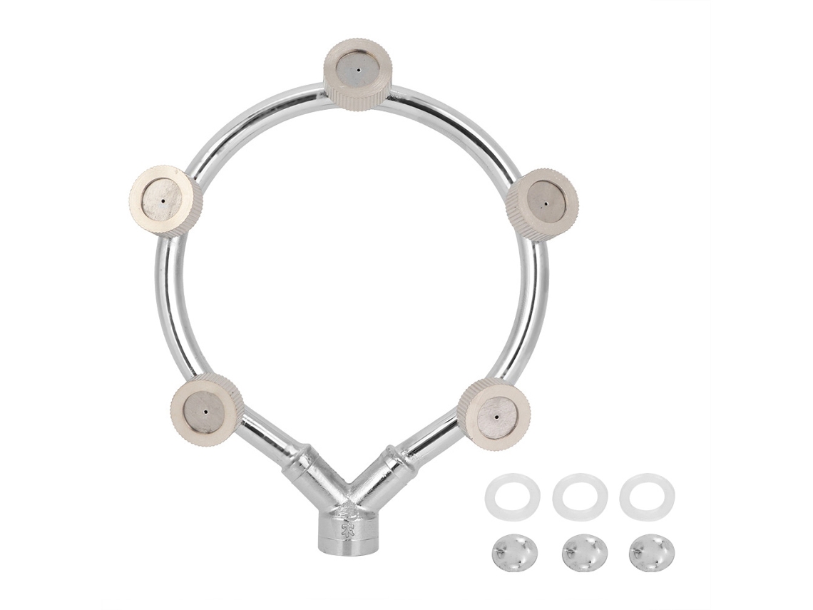 Pulverizador Móvel Ring Five Pressão Água Acessórios Jardim