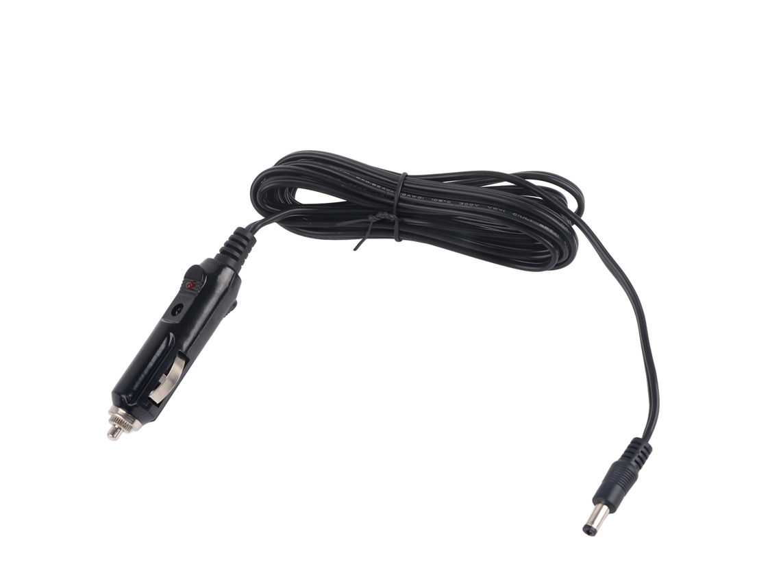Cabo Adaptador Mali de Plugue de Acendedor de Cigarros 12V Dc 5.5mm X 2.1mm 3m