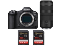 Eos R5 Mark Ii + Rf 100 400mm F/5.6 8 Is Usm + 2 Sandisk 512gb Uhs ii 300mb/s + Ebook “20 Dicas para Fotos Que Impressionam” CANON