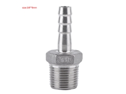 Laxiscreed União Rosca Macho 304 Stainless Steel Para Mangueiras E Conexões De Conversão