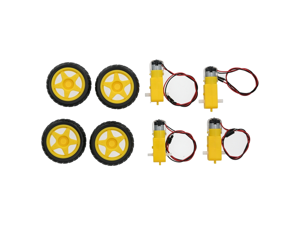 Pneus de Plástico para Carro RC | S/MARCA