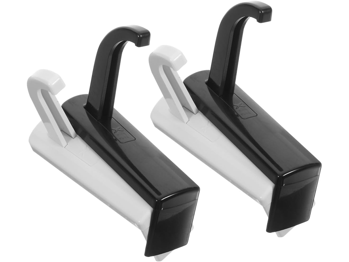 Suspensão De Crochê Adhésif Puissant En Plastique Noir Para Casque Audio Lote De 4 Peças, Suporte Pratique