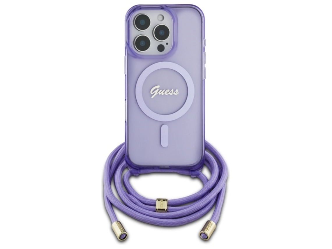 Capa para iPhone 16 Pro GUESS Rígida Roxo