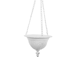 Vaso De Parede Suspenso Em Metal, Estilo Rústico Campestre, Com Corrente E Gancho, Para Uso Interno