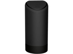 Cubo De Lixo Para Carro Com Tampa, Mini Cubo De Lixo Portátil De Silicone Para Casa E Escritório 15x7cm