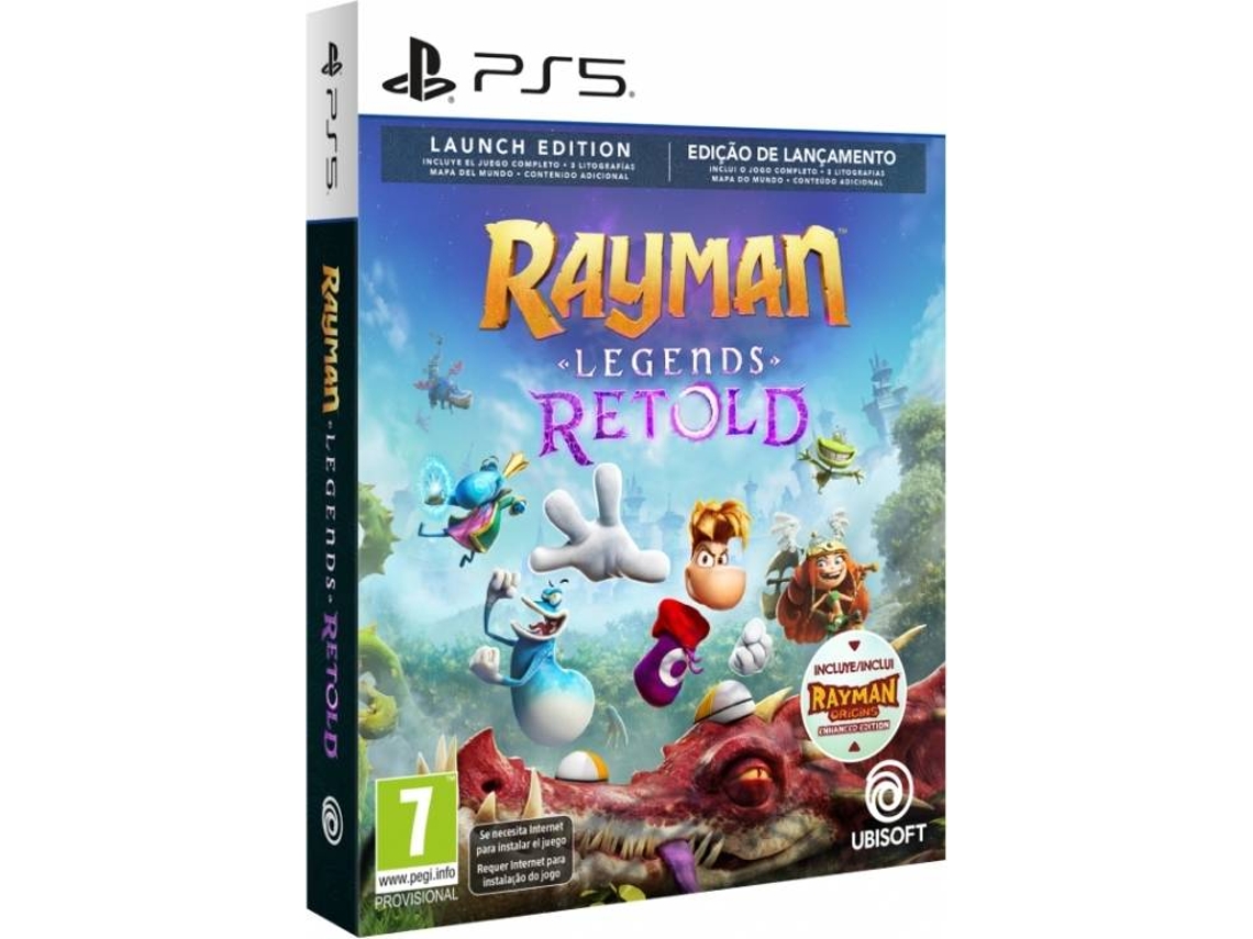 Pré-venda Jogo PS5 Rayman Legends Retold Launch Edition