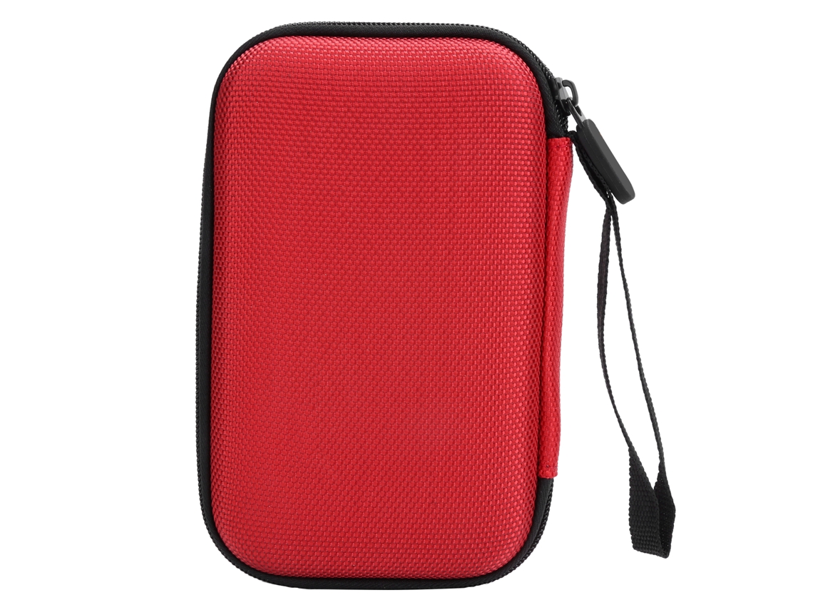 Mala Portátil De Proteção Para Disco Rígido De 2.5 Polegadas Maiwo, Estojo Portátil Para Hd, Bolsa De Armazenamento Vermelha