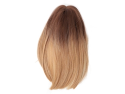 Peluca Bob De Longitud Hombros Recta Con Mezcla De Colores Destacados Para Mujeres