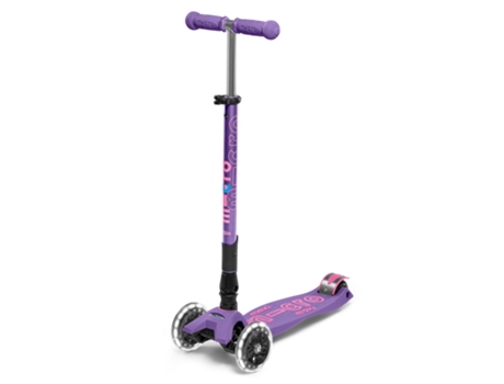 Scooter Maxi MICRO Deluxe Plegable Led (Idade recomendada: 5 - 12 Anos)