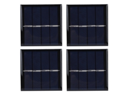 Painel solar Primerox 4pcs 0.45w 2v polissilício carregador solar acessórios energia solar | S/MARCA